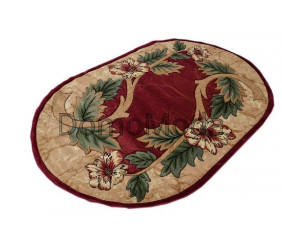 Синтетический ковер Hand Carving 0926A bordeaux-beige - высокое качество по лучшей цене в Украине изображение 5.